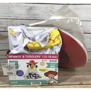 NEW Disguise Toy Stoy Jessie Costume Infants Toddlers Size 12-18 Mo Jumpsuit Hat